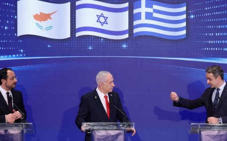 İsrail, Yunanistan ve GKRY yönetimi liderleri Kudüs'te buluştu. Üçlü ittifak Türkiye'ye tehdit mi?