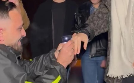 "Kaza yaptım" diye çağırdığı sevgilisine evlilik teklifinde bulundu