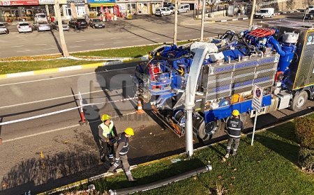 TESKİ’NİN YENİ NESİL KOMBİNE KANAL TEMİZLEME ARACI SAHADA