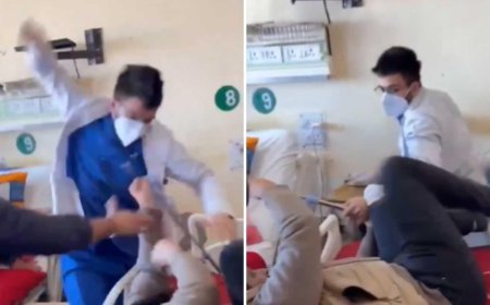SON DAKİKA HABERLER: Saygısızca hitap' iddiası ortalığı karıştırdı! Doktor hastayı tekme tokat dövdü