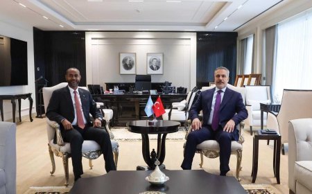 Dışişleri Bakanı Hakan Fidan, Somali Ulaştırma Bakanı ile görüştü