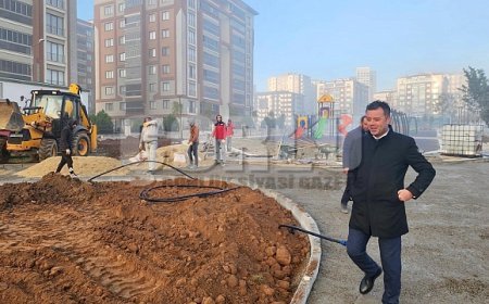 Başkan Sarıkurt Şeyhsinan Mahallesi’ndeki Çalışmaları Yerinde İnceledi