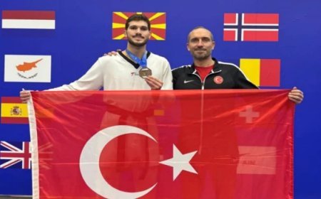 ALPEREN AYAZ AVRUPA ÜÇÜNCÜSÜ OLDU