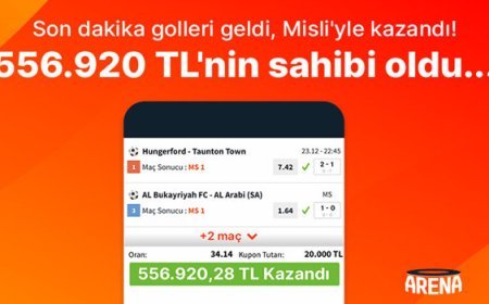 Son dakika golleri geldi, Misli'yle kazandı! 556.920 TL'nin sahibi oldu...