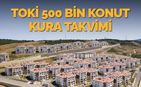 TOKİ 500 bin konut kura takvimi 2025-2026: TOKİ sosyal konut projesi kura çekimi ne zaman, saat kaçta?