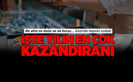 Son dakika haberi: Ne altın ne dolar ne de borsa... Getiride hepsini solladı: İşte bu yılın en çok kazandıranı