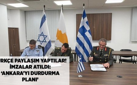 SON DAKİKA HABERLER: İsrail, Yunanistan ve GKRY'den Ankara'yı durdurma planı! Türkçe paylaşım yaptılar: 'İmzalar atıldı'