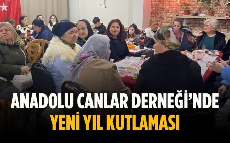 Anadolu Canlar Derneği’nde yeni yıl kutlaması