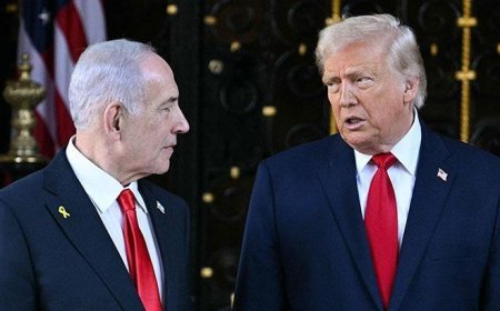 Trump-Netanyahu basın toplantısında damga vuran an! 'Erdoğan, Suriye'yi kurtardı'