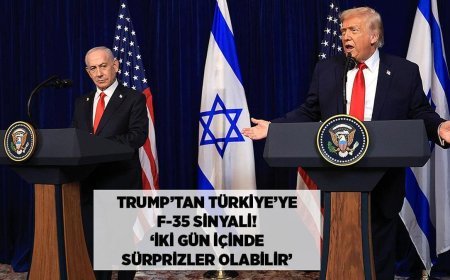 SON DAKİKA HABERLER: Trump’ın Türkiye’ye F-35 sinyali Tel Aviv’i dondurdu, Atina’yı endişelendirdi! 'İki gün içinde sürprizler olabilir'
