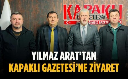 Yılmaz Arat’tan Kapaklı Gazetesi’ne ziyaret