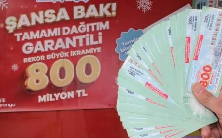 Milli Piyango yılbaşı çekilişi 2026: 800 milyon TL büyük ikramiye çekilişi ne zaman, saat kaçta?