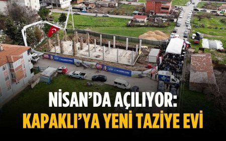 Nisan’da açılıyor: Kapaklı’ya yeni taziye evi