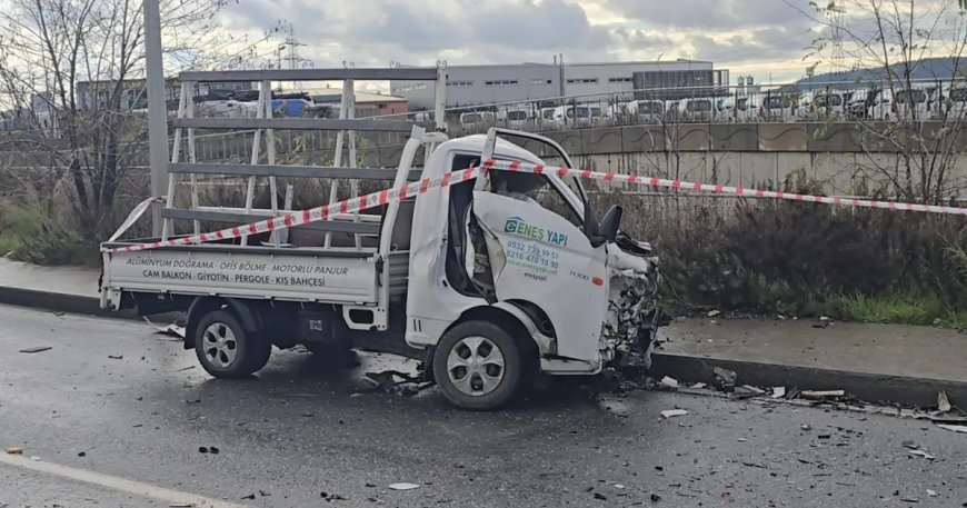 Yağmur nedeniyle kayganlaşan yol can aldı