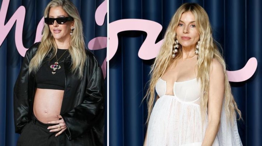 İki ünlü isim, tek ödül töreni... Hamile olduklarını kırmızı halıda ilan ettiler