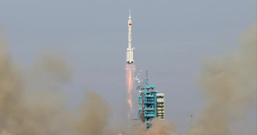 Çin'in yeniden kullanılabilir roketi uzayda alev aldı