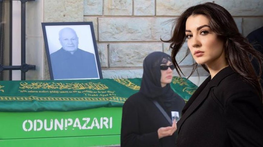 Burcu Özberk'in acı günü! Dedesini gözyaşlarıyla son yolcuğuna uğurladı