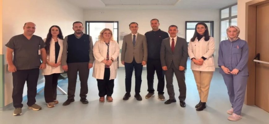 TEKİRDAĞ İL SAĞLIK MÜDÜRÜ ONAR, KAPAKLI DEVLET HASTANESİNDE İNCELEMELERDE BULUNDU