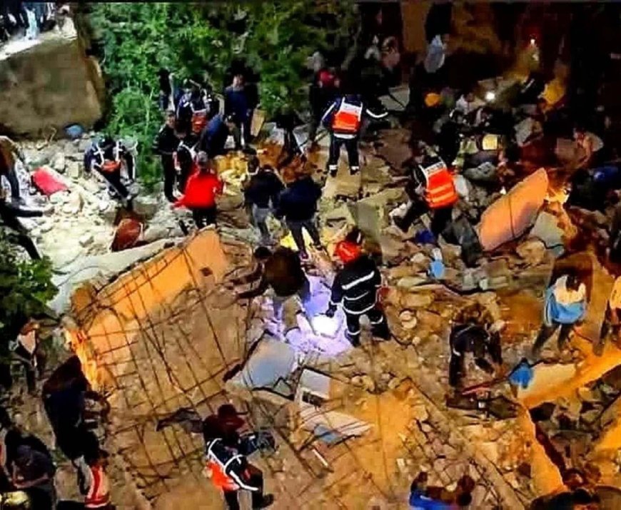 Fas'ta feci olay! 2 bina çöktü, en az 19 ölü var