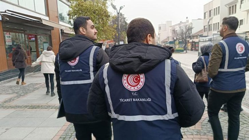 Edirne’de Ticaret İl Müdürlüğü ekipleri, yılbaşı öncesi denetimleri arttırdı