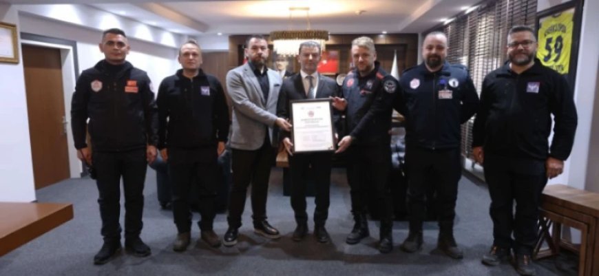 KAPAKLI BELEDİYESİ ARAMA KURTARMA EKİBİ AFAD AKREDİTASYON SERTİFİKASI ALDI