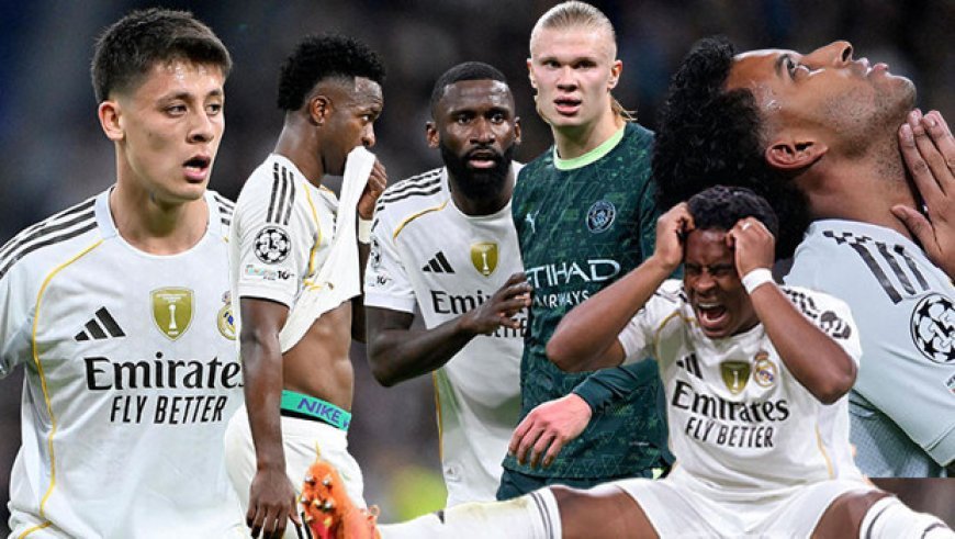 Şampiyonlar Ligi'nde tarihi gece! Arda Güler'in yedek başladığı maçta Real Madrid Manchester City'e yenildi, İspanyol manşetleri patladı: Kırmızı alarm!