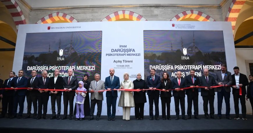 Emine Erdoğan, İHÜ Psikoterapi Merkezi'nin açılışına katıldı