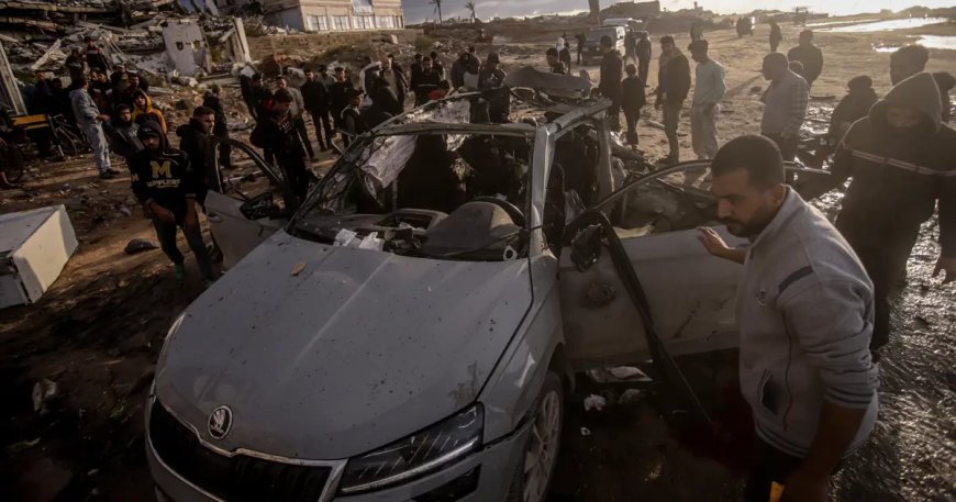 İsrail Gazze'de bir aracı vurdu. Raid Saad hedef alındı iddiası