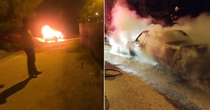 Adana'da park halindeki otomobilde patlama. 1 ölü