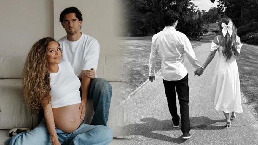 Ferdi Kadıoğlu ve Sera Vrij evlendi! 'Kızımız gelmeden önce samimi tören'