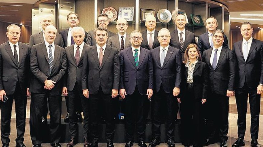 Merkez Bankası Başkanı TBB yönetimiyle buluştu