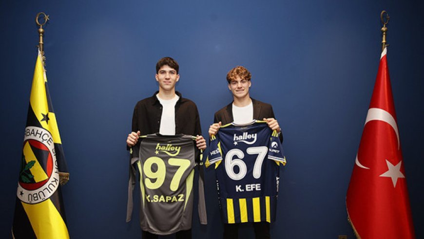 Fenerbahçe, 2 genç futbolcuyla profesyonel sözleşme imzaladı!