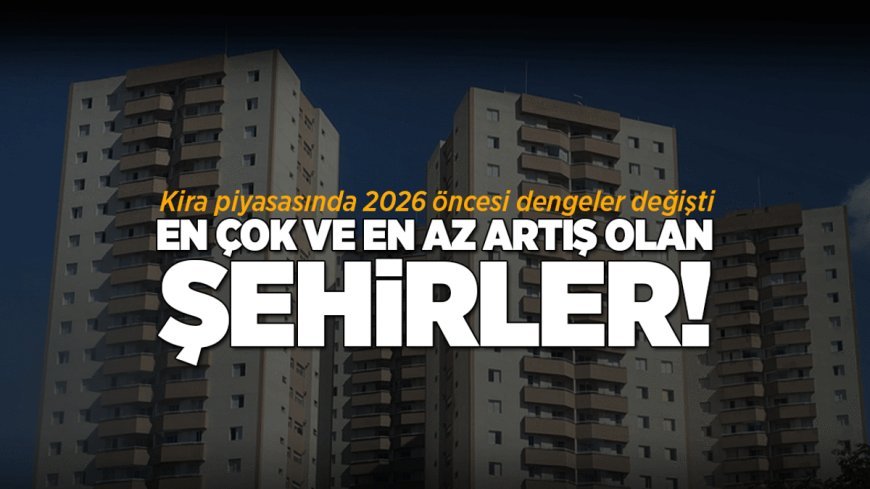 SON DAKİKA KİRA HABERLERİ: Kira fiyatları uçtu! İşte fiyatı en çok ve en az artan iller