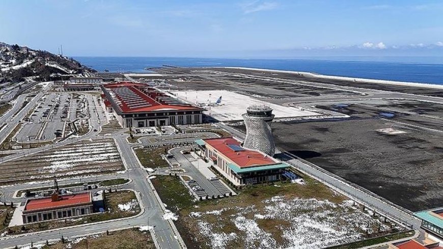 Rize-Artvin Havalimanı'nı kasımda 99 bin 528 yolcu kullandı