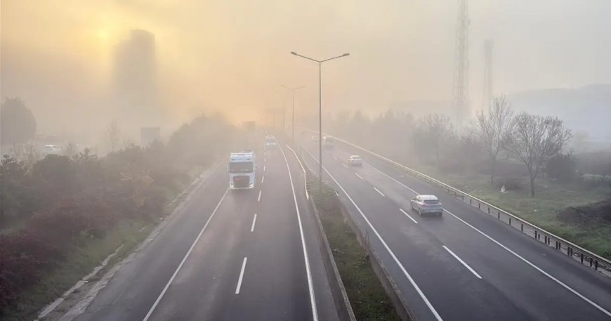Tekirdağ'da yoğun sis. Çorlu'da eğitim uçuşları iptal edildi