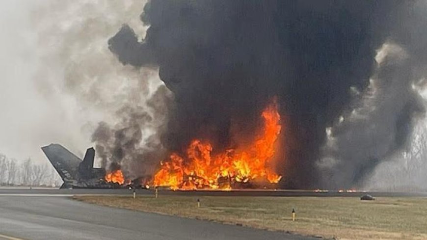 ABD'nin Kuzey Carolina eyaletinde havaalanına inen özel jet düştü!