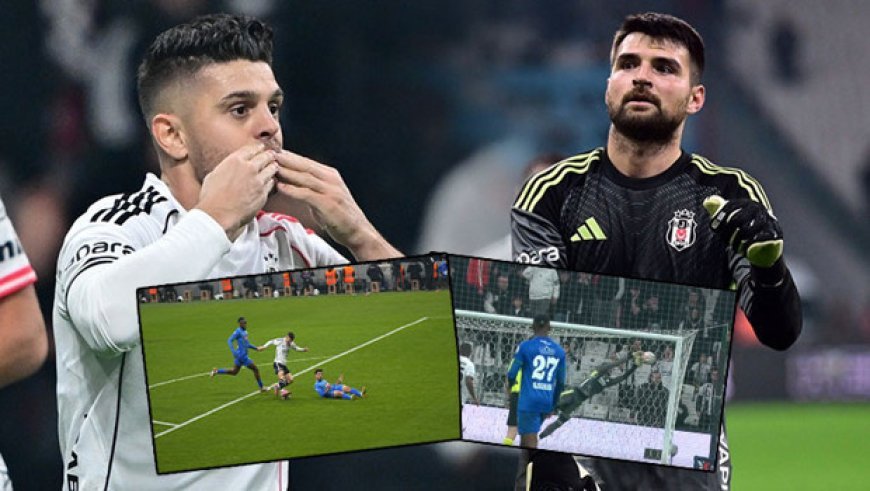 Beşiktaş bir ilkle kabusa son verdi: Rashica attı, Ersin tuttu!