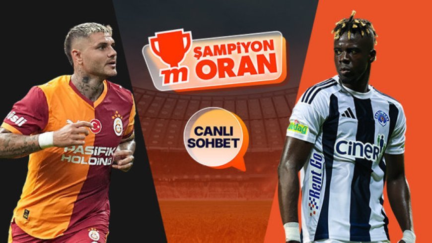 Galatasaray, Süper Lig'de Kasımpaşa'yı konuk edecek! Maçın heyecanı canlı sohbet ve Şampiyon Oranlar ile Misli'de
