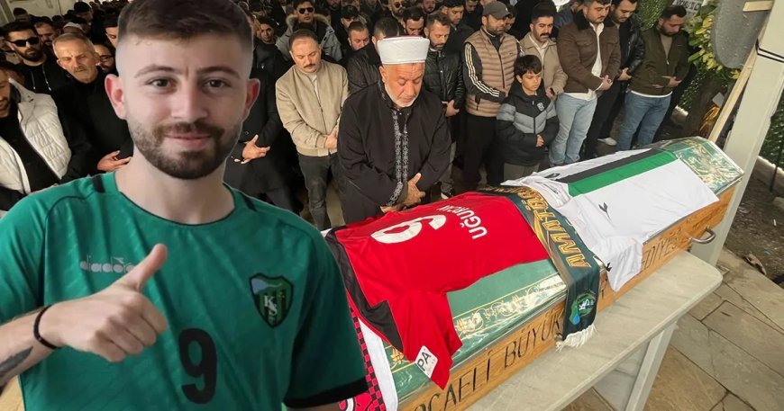 Silahlı saldırıda öldürülen futbolcuya veda
