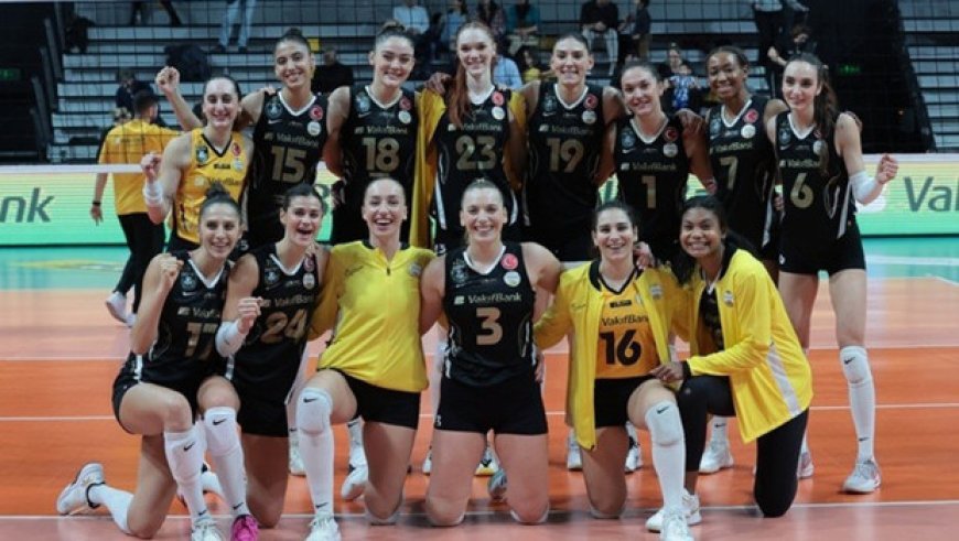 VakıfBank ligin ilk yarısını lider tamamladı!