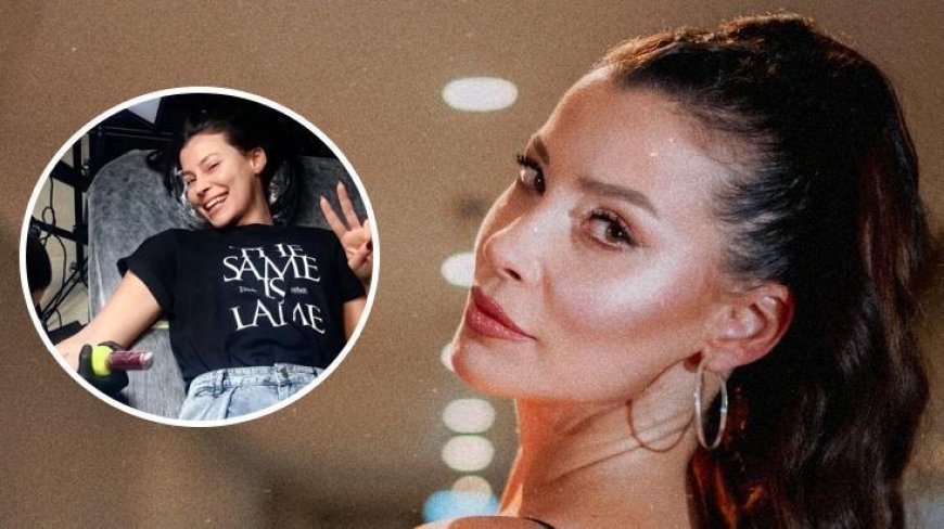 Müjde Uzman yaptırdığı dövme ile dillere düştü! 'Bizim geçmişi unutamama seviyesi'