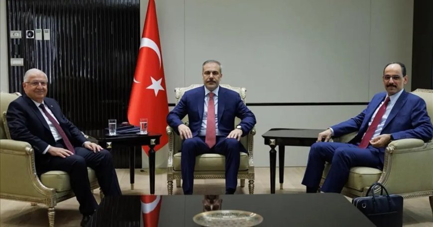 Fidan, Güler ve MİT Başkanı Şam'da