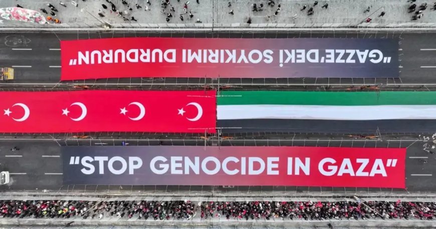 1 Ocak'ta Galata Köprü'nde Gazze yürüyüşü düzenlenecek