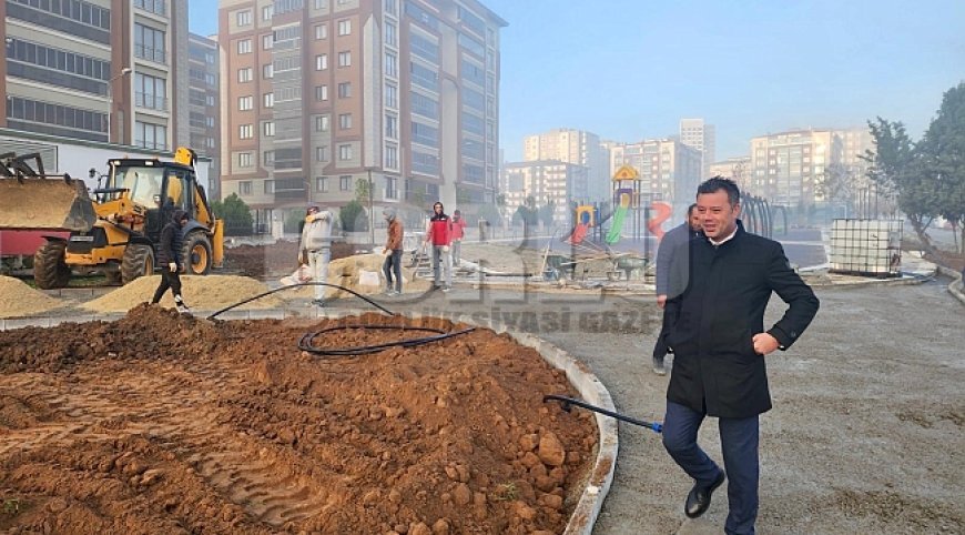 Başkan Sarıkurt Şeyhsinan Mahallesi’ndeki Çalışmaları Yerinde İnceledi