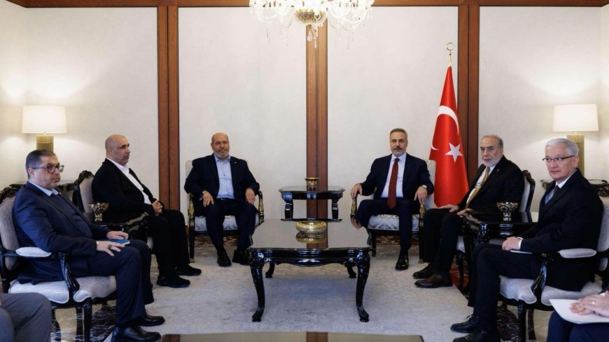 Dışişleri Bakanı Hakan Fidan Ankara'da Hamas heyeti ile görüştü