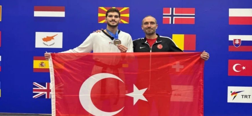 ALPEREN AYAZ AVRUPA ÜÇÜNCÜSÜ OLDU