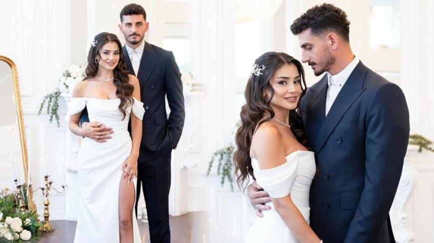 Hazal Çağlar ve Samet Akaydın düğün için gün sayıyor! İşte kına gecesinden kareler