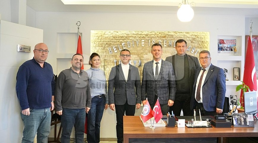 Başkan Sarıkurt’tan Belediye-İş Sendikasına Hayırlı Olsun Ziyareti