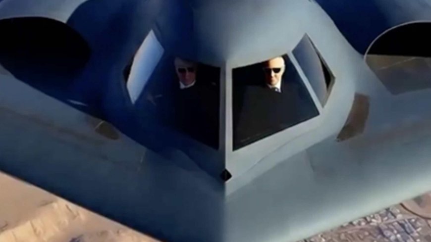 SON DAKİKA HABERLER: Tel Aviv'den Tahran'a B2 bombardıman uçaklarıyla mesaj! Netanyahu ve Trump aynı karede