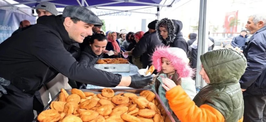 ÇERKEZKÖY BELEDİYESİ’NDEN REGAİP KANDİLİ İKRAMI